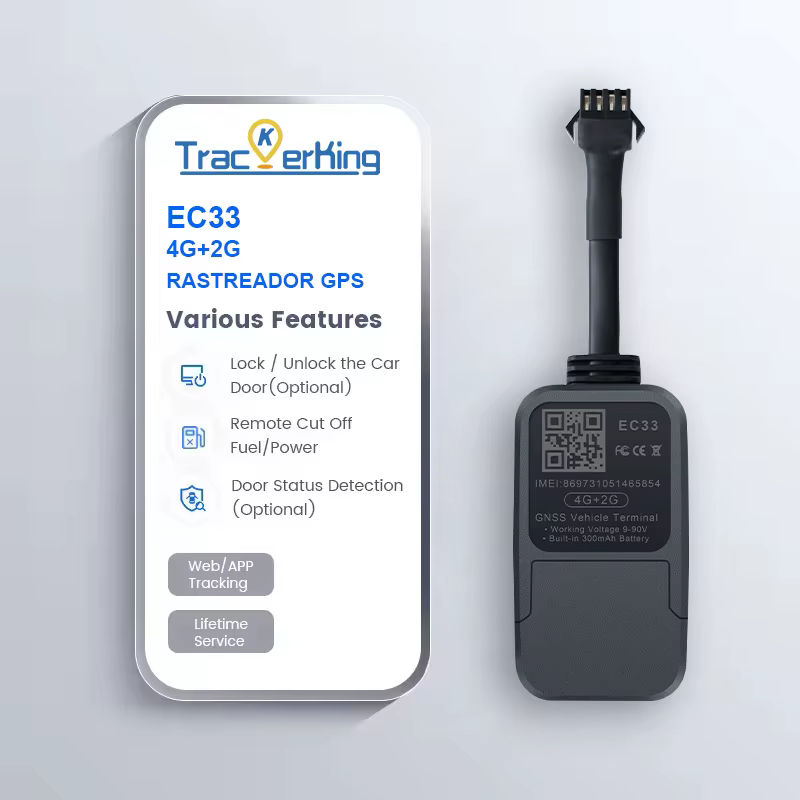EC33Pura 4G GPS Traceur de Véhicules/Motos/Vélos J16 Tracker Rastreador Protocole GT06