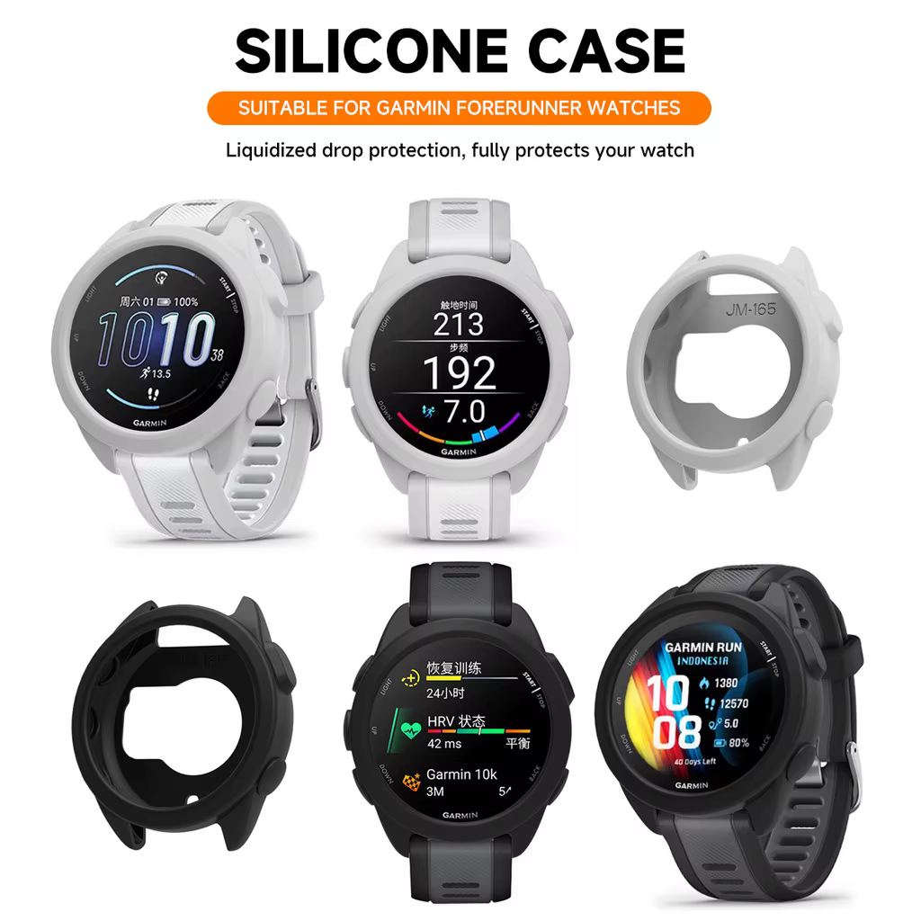 Étui de protection + bracelet pour Garmin Forerunner 165
