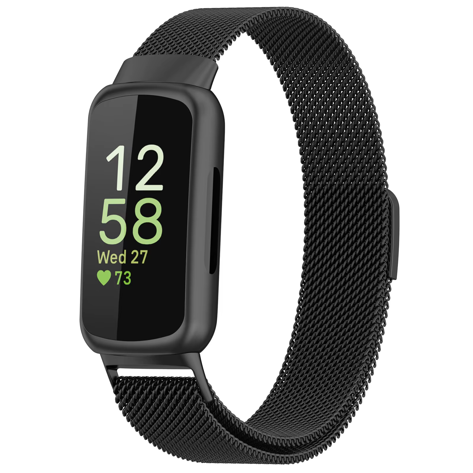 Bracelet magnétique en métal pour Fitbit inspire 3