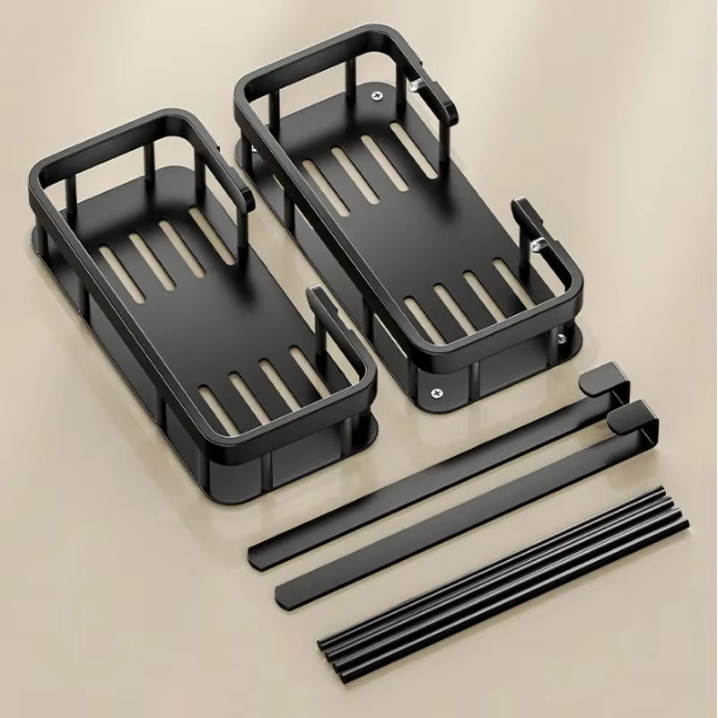HOStorage-Caddie de douche au-dessus de la porte, étagère de douche à double couche, T1