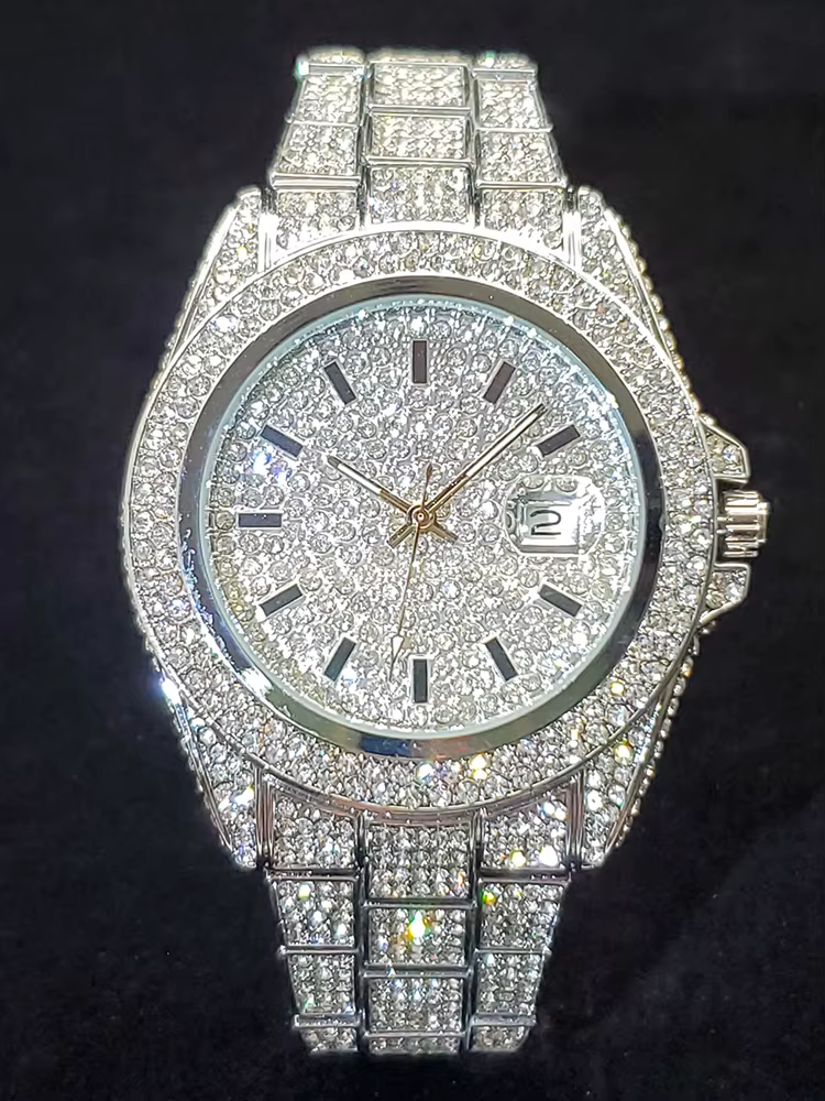 Montre à Quartz pour hommes avec calendrier montres-bracelets étanches