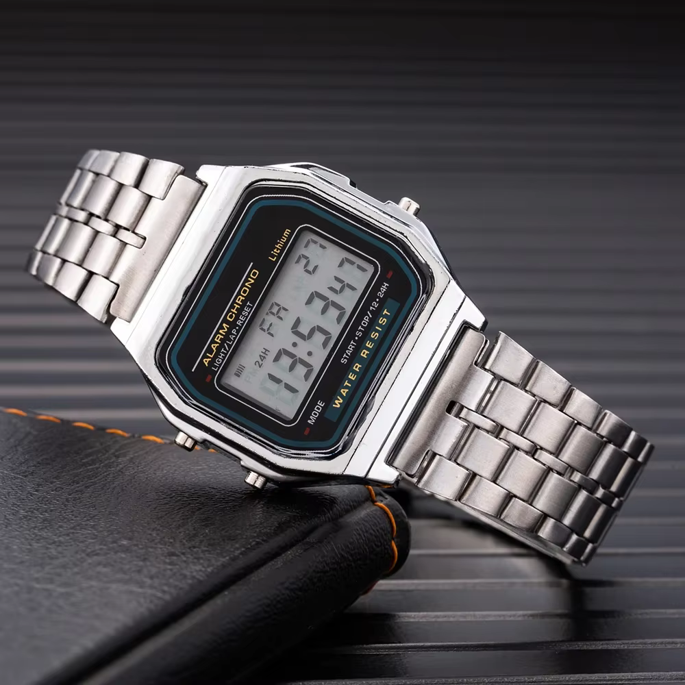 Nouvelle montre numérique LED pour hommes multifonction alarme horloge électronique étanche Simple