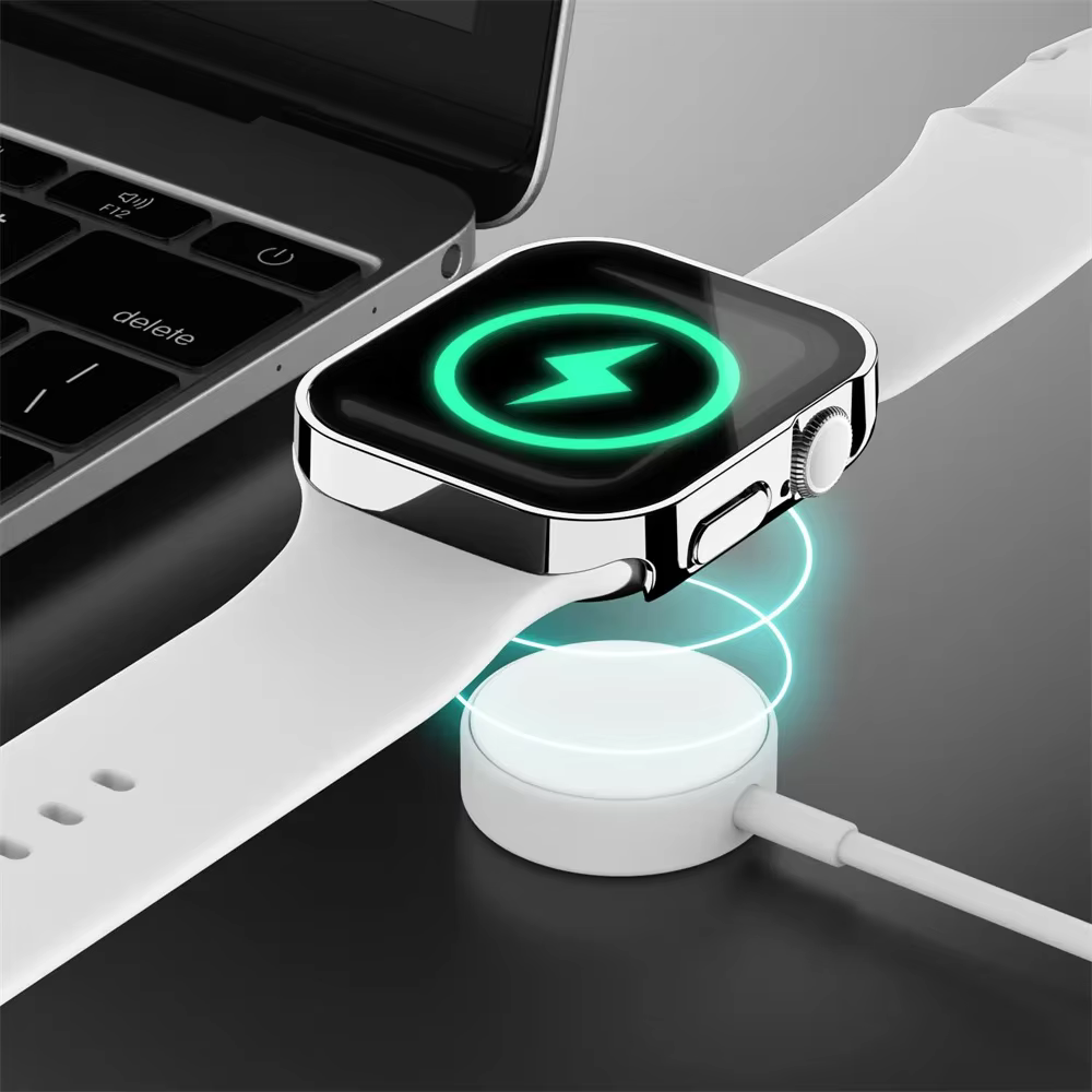 Verre + couvercle pour boîtier de montre Apple série 8 7 6 5 4 se 44mm 40mm 41mm 45mm