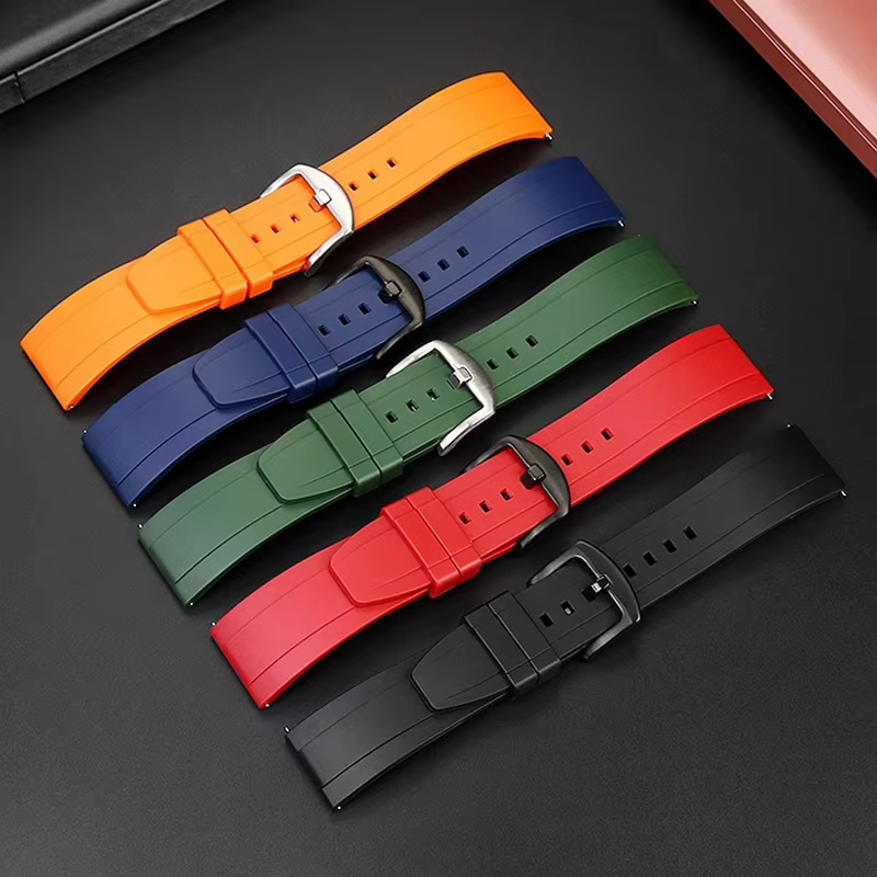 Bracelet en caoutchouc à dégagement rapide pour montre mécanique design CIGA Xijia série X gorille baril de vin pointu