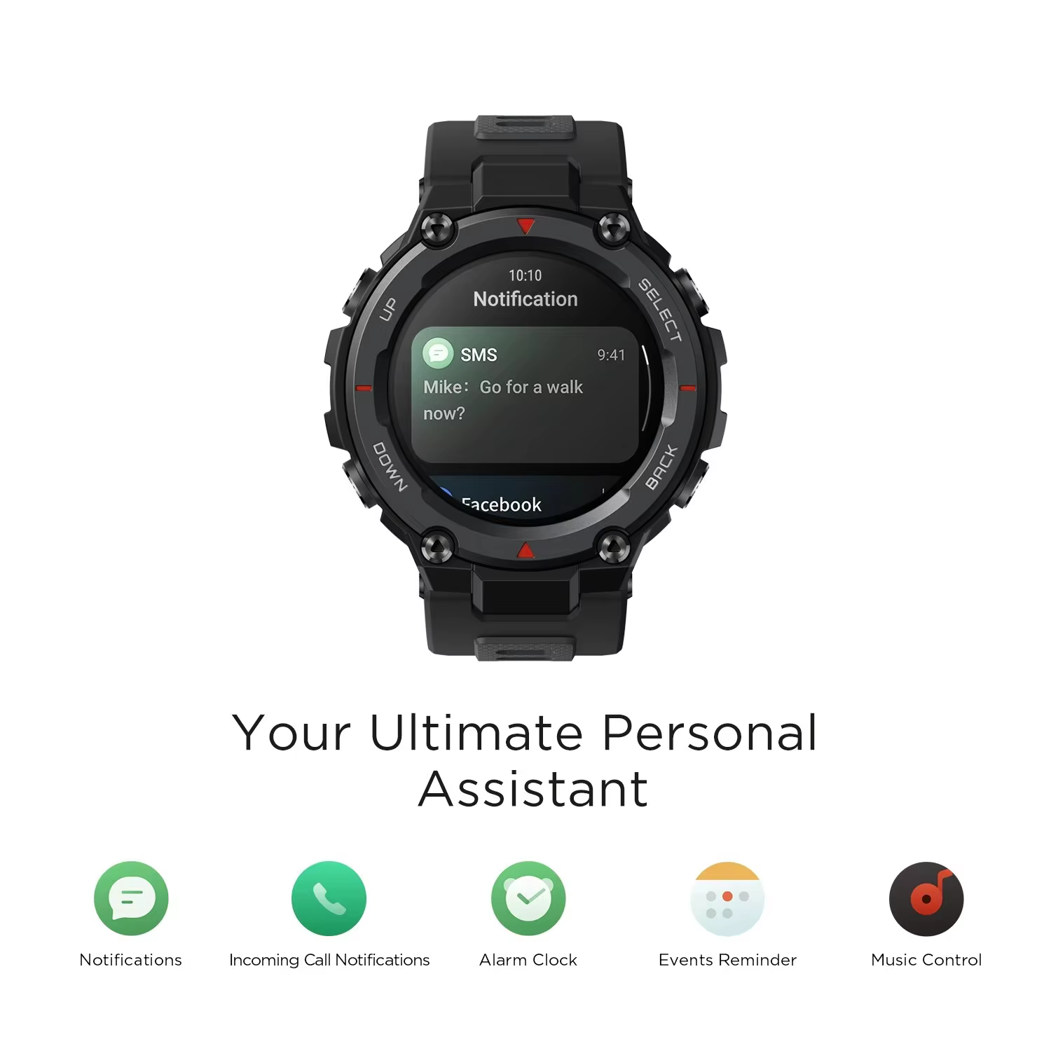 Nouvelle montre intelligente Amazfit T-Rex pro pour hommes - GPS extérieur étanche avec autonomie de 20 jours compatible avec iOS et Android