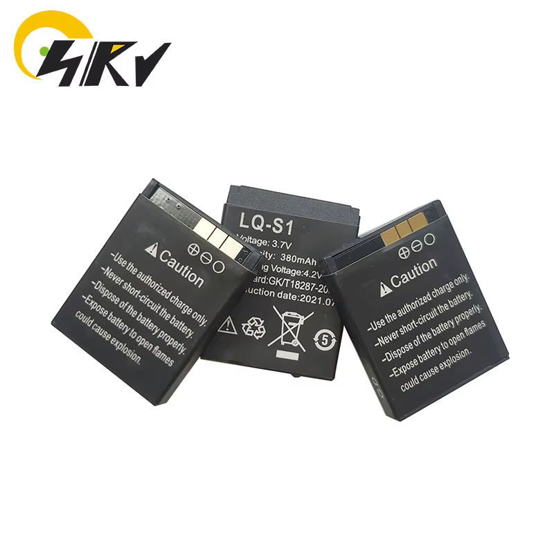 S1 3.7V 380mAh Rechargeable Eddie ion Batterie Pour Montre Intelligente AB-S1 DJ-09 DZ09 GJD HKS-S1 FYM-M9 SCX-M9 LQl's