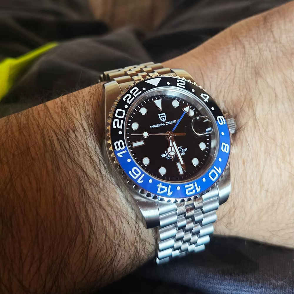 PAGANI DESIGN – montre GMT de luxe pour hommes