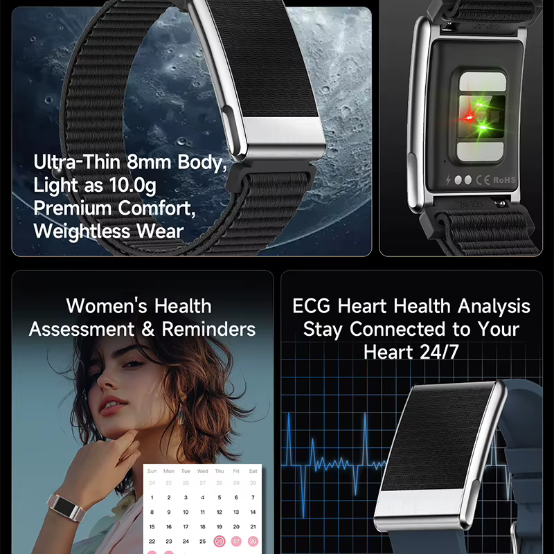 Bracelet Connecté Santé Femme 2026 Sans Écran