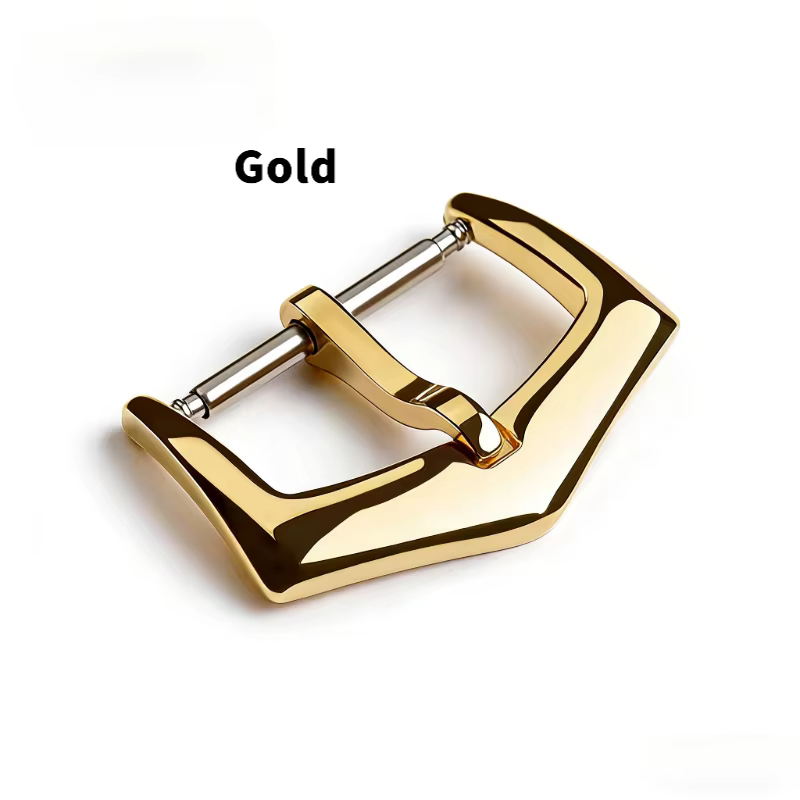 Accessoire de bracelet de montre 16mm/18mm/20mm - Boucle à ardillon en acier inoxydable poli fin pour PATEK PHILIPPE