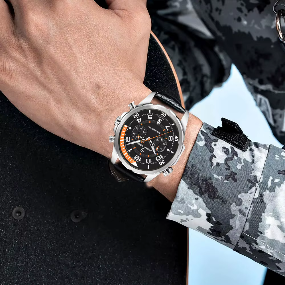 PAGANI DESIGN nouveau 1811 montre pour hommes 44mm montre-bracelet à Quartz multifonctionnel chronographe haut de gamme