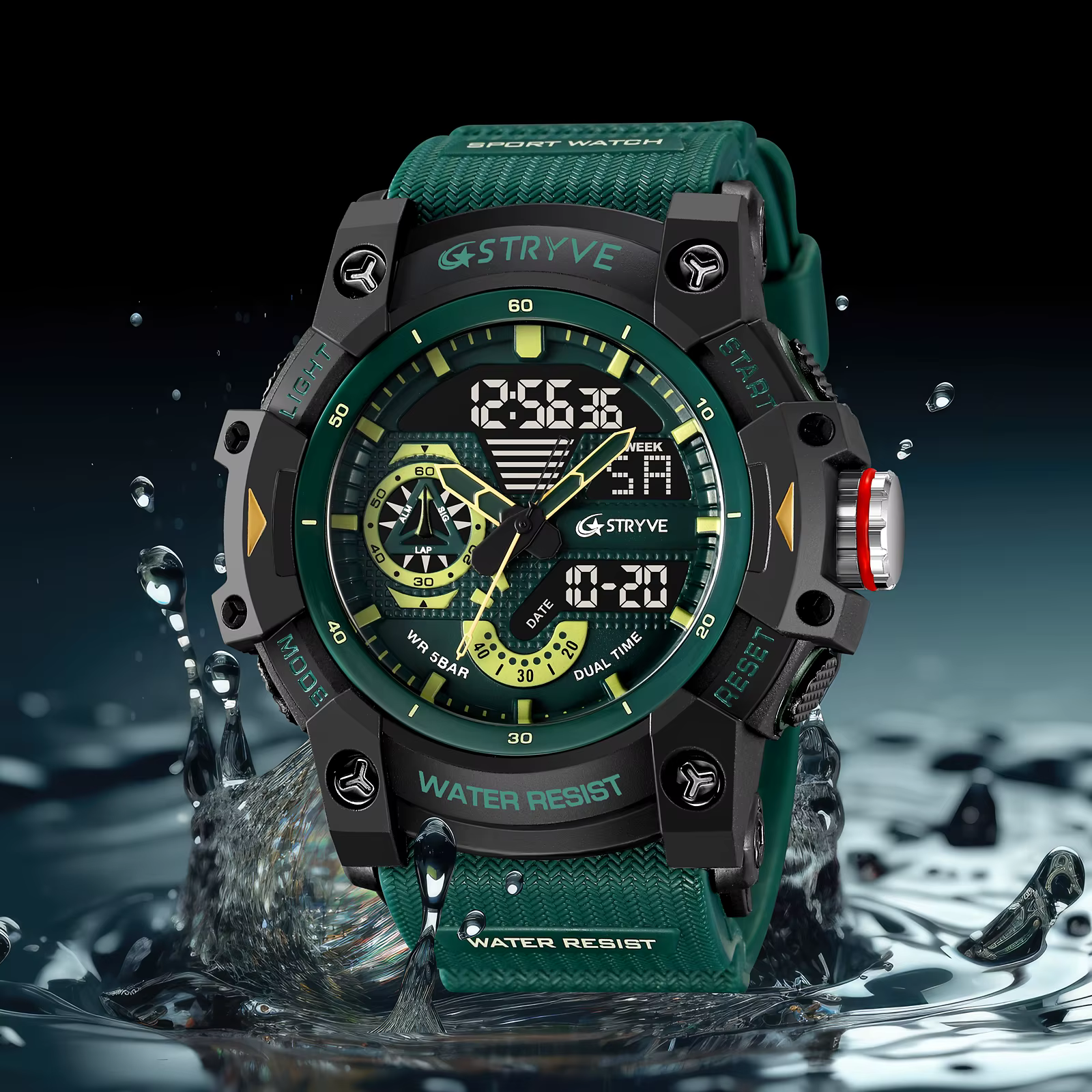 Montre de sport étanche pour homme