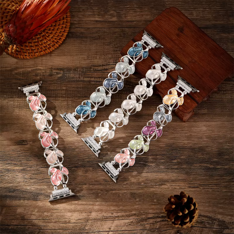 Bracelet élastique en métal pour femmes