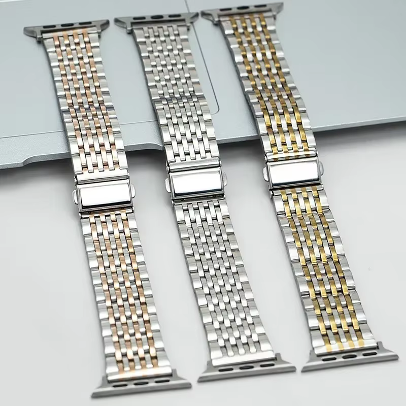 Bracelet en métal pour Apple Watch SE-10 42mm 44mm 38/40/41mm