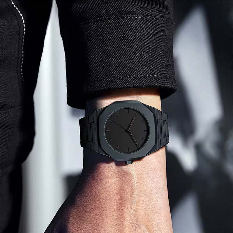 Mode bracelet en plastique hommes montres sport
