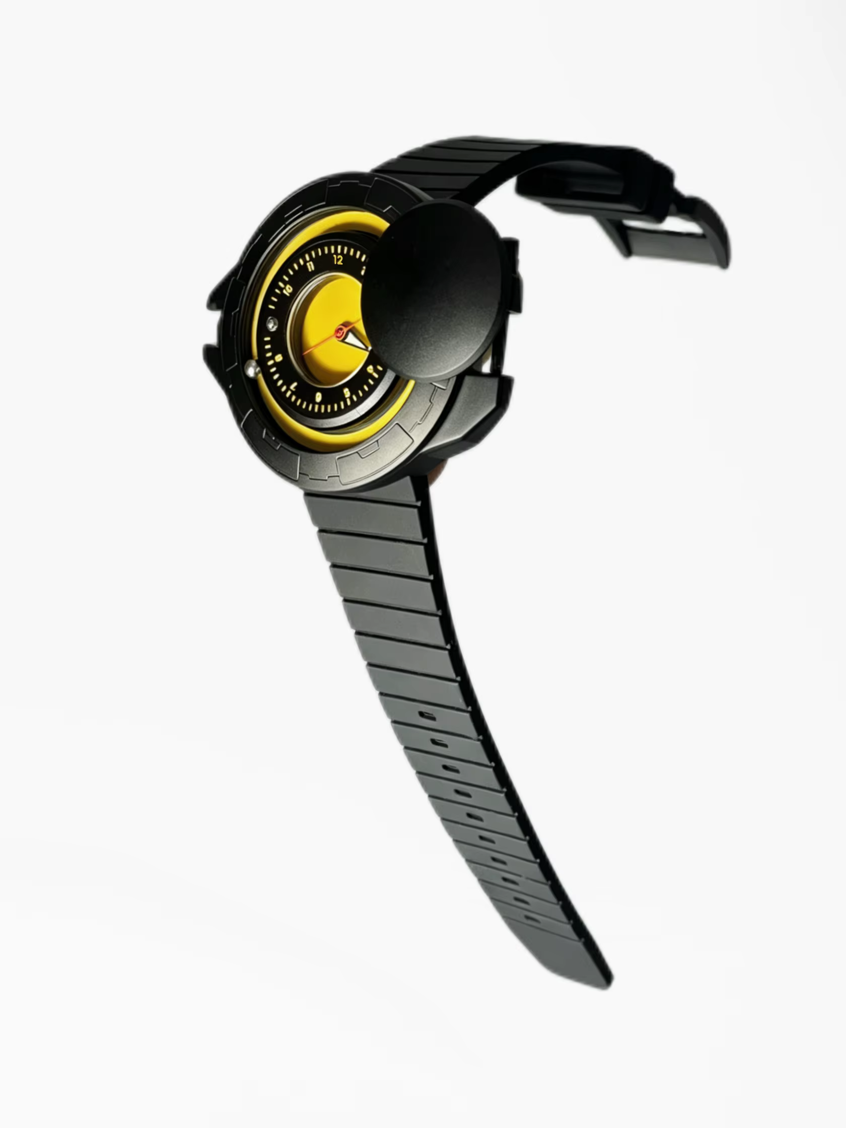 Daniel Gorman Gravity Series montre flottante magnétique hommes conception futuriste automatique Sport montre-bracelet étanche
