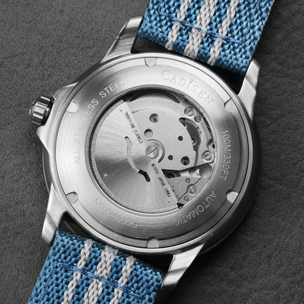 Montre mécanique automatique CADISEN Deep Explorer 2026 verte