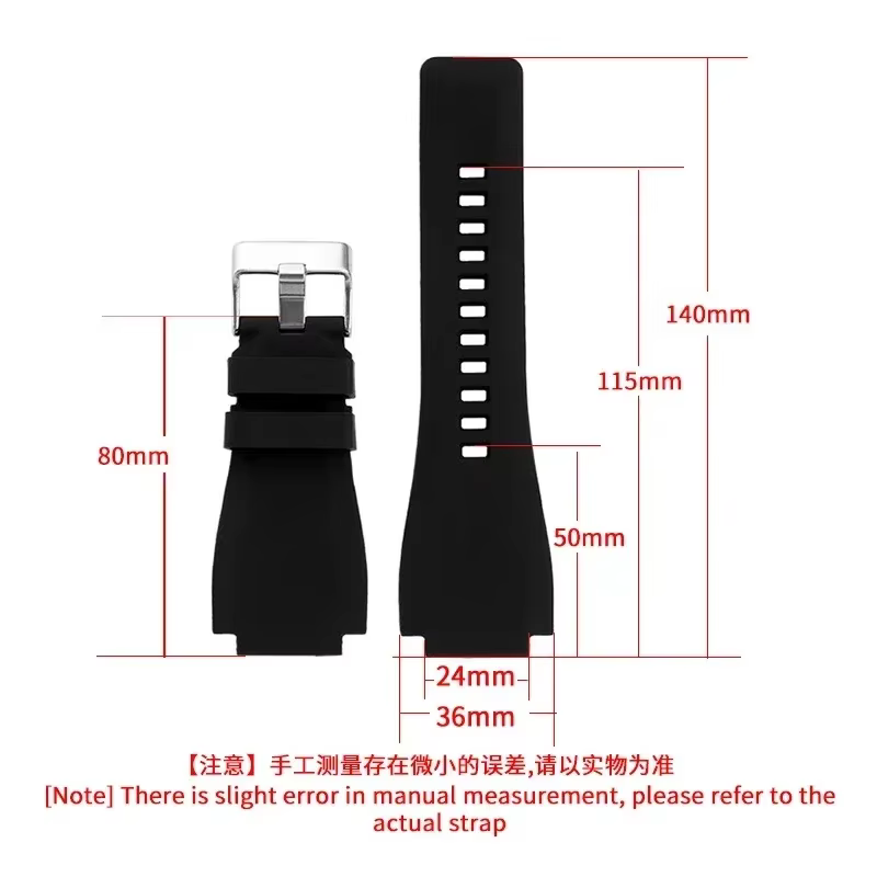 Bracelets de montre en Silicone fermement antidérapants