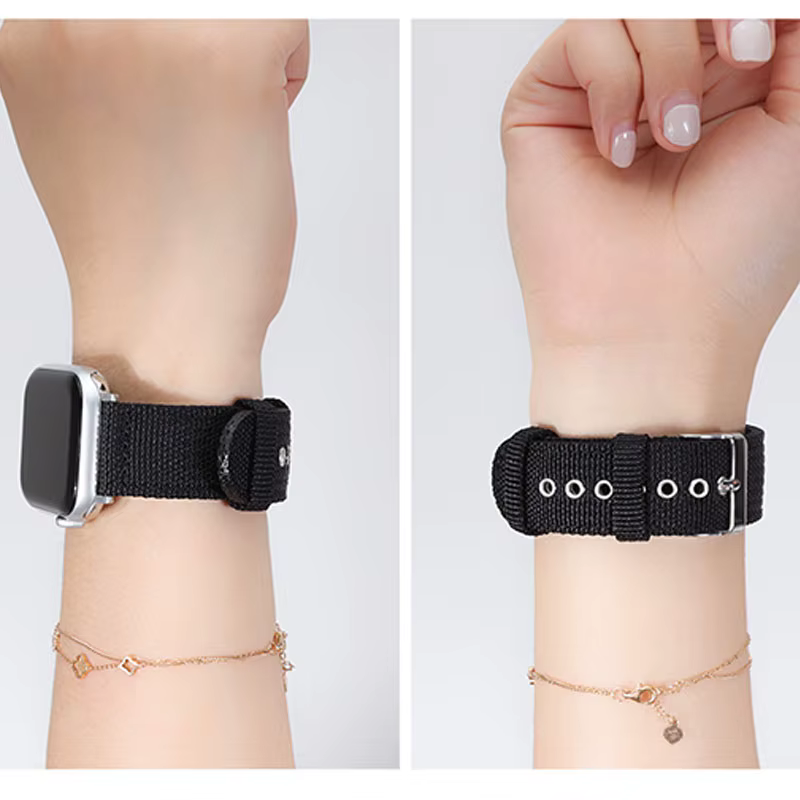 Bracelet en toile et Nylon pour Apple Watch