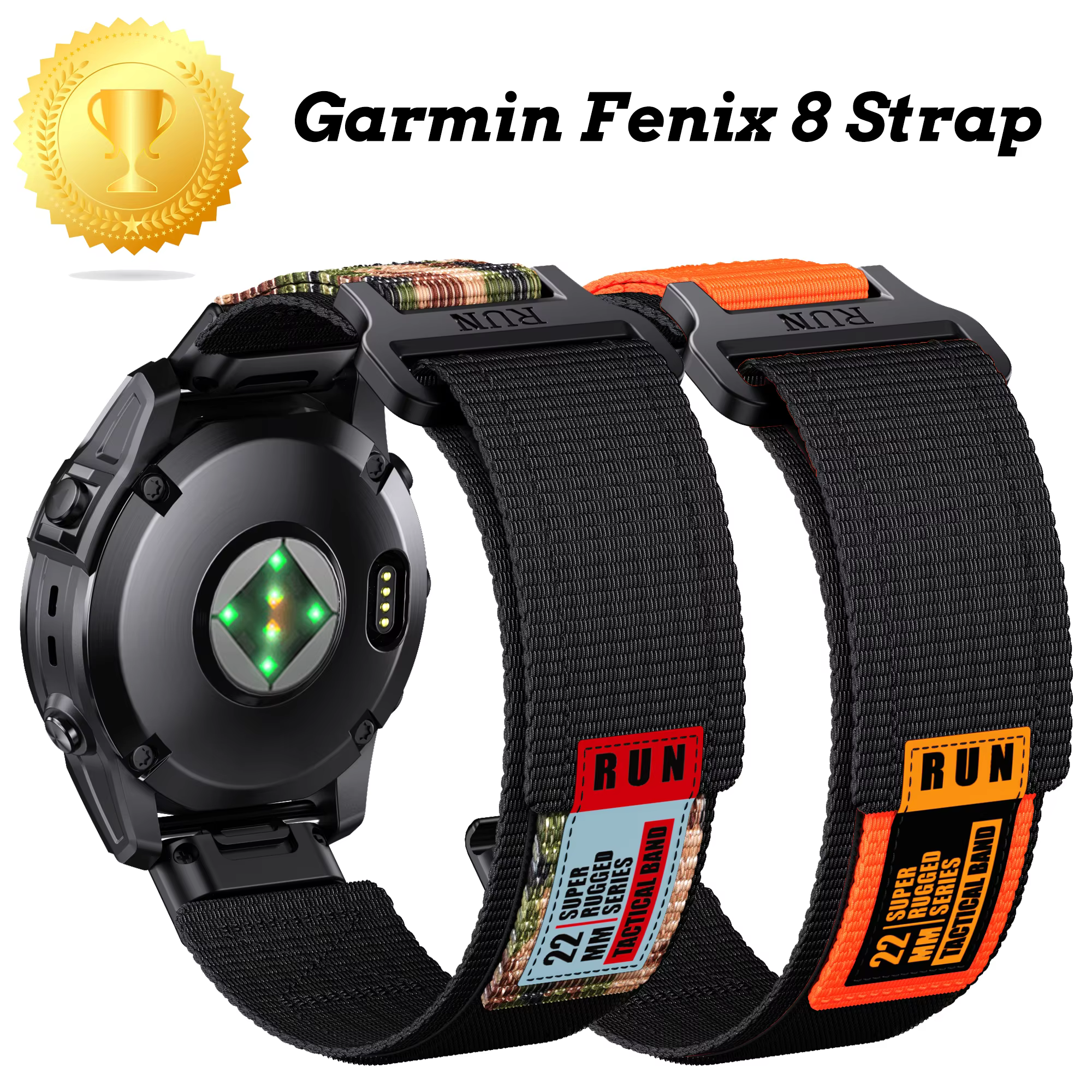 Bracelet de montre en nylon pour Garmin Fenix 6 6X Pro 5 5X 7 7X