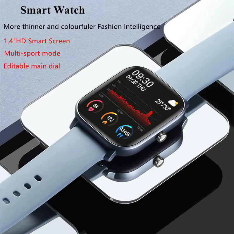 Montre intelligente étanche pour hommes et femmes
