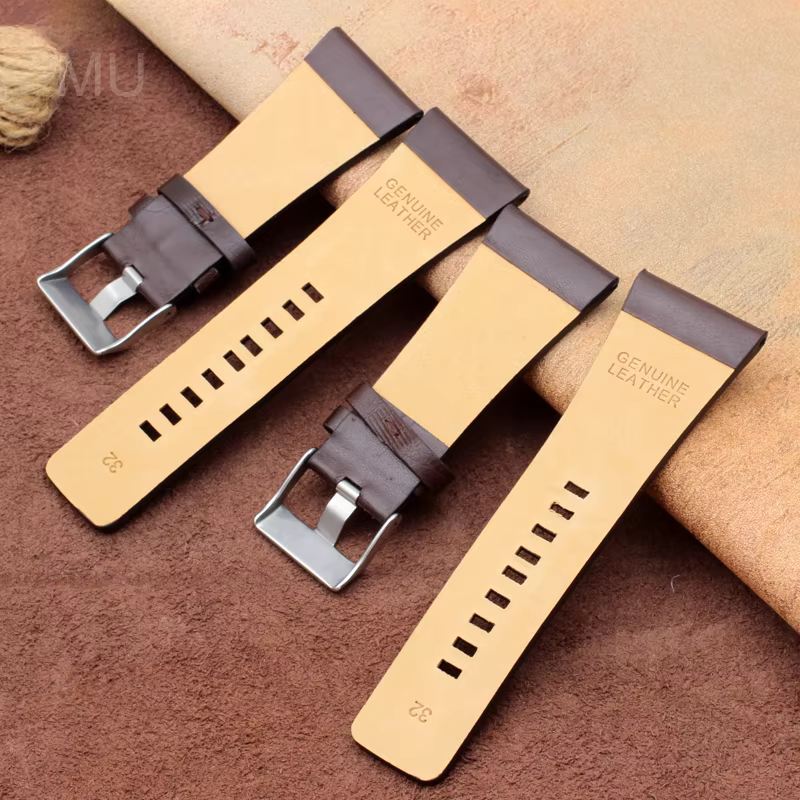 Bracelets de montre en cuir véritable