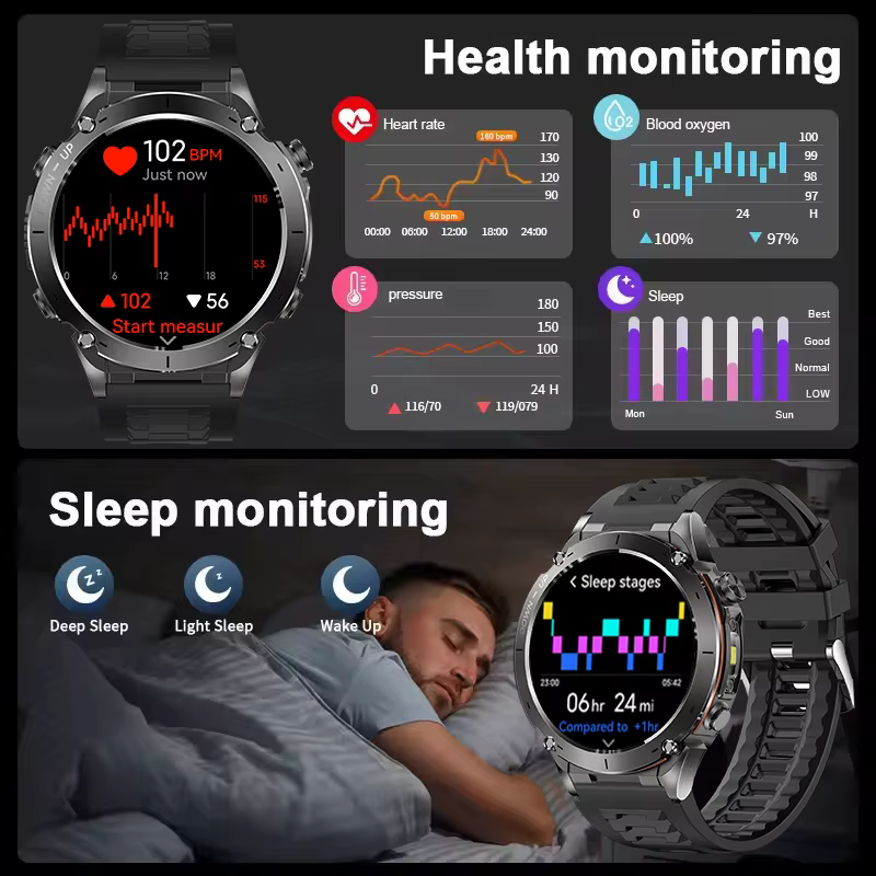 2025 GUHUAVMI Y-101 GPS sport montre intelligente 10ATM étanche intégré double bande GNSS boussole altimètre qualité militaire Smartwatchs
