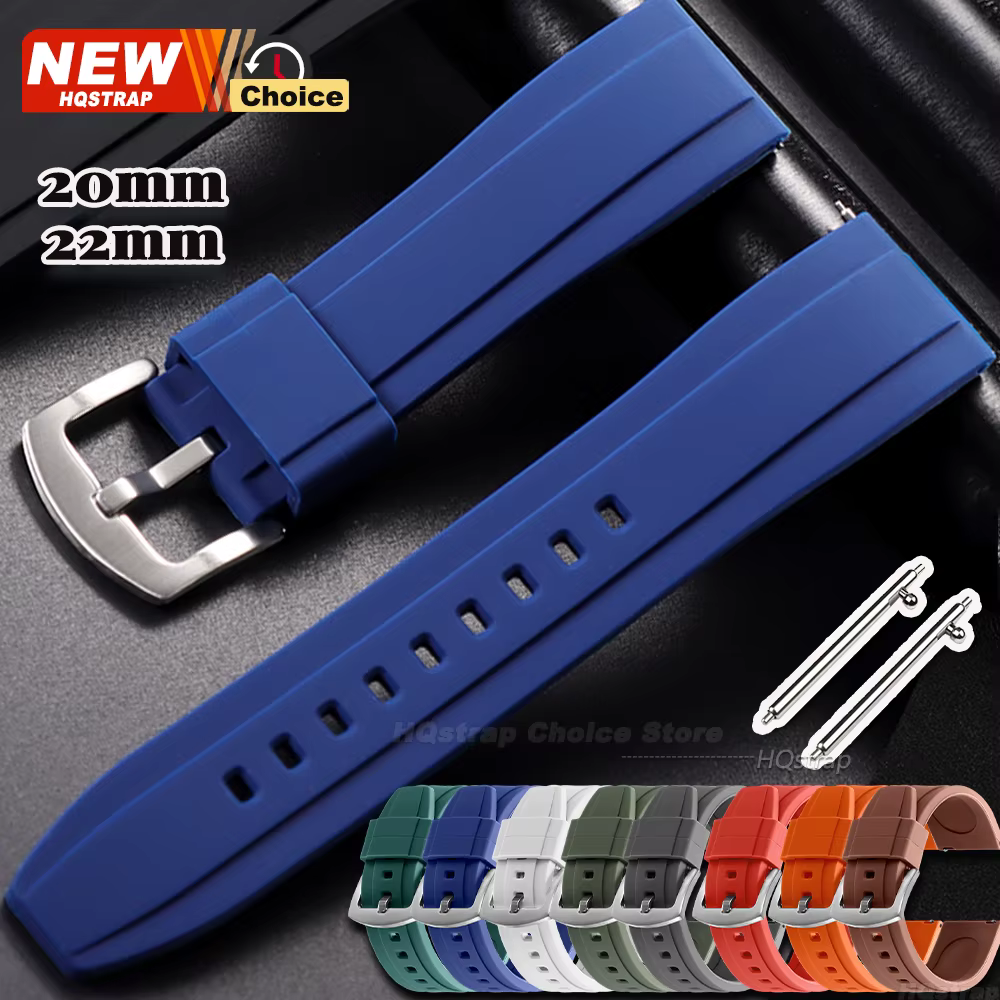 Bracelet de montre en silicone sport 20 mm 22 mm