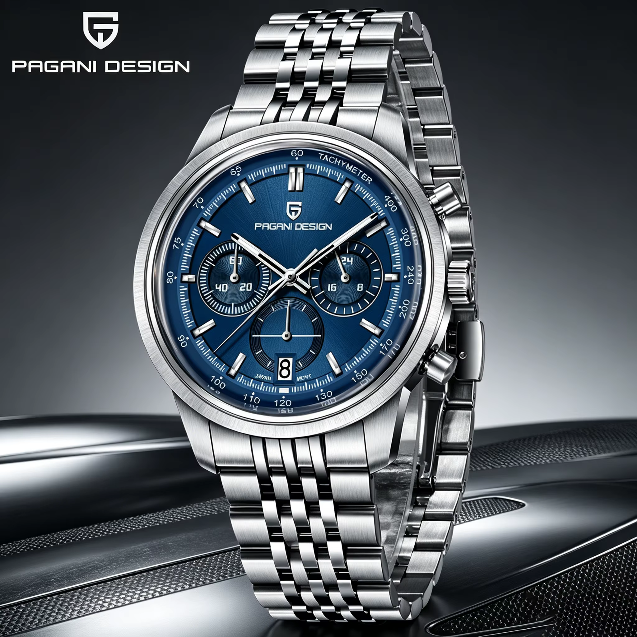 PAGANI DESIGN – montre à Quartz pour hommes