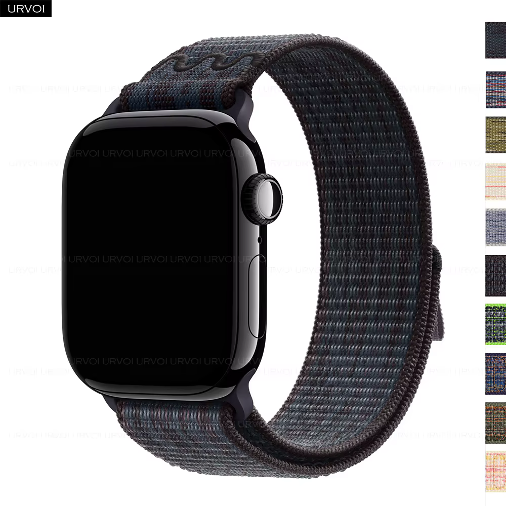 URVOI Sport boucle pour Apple Watch Ultra 3 2 série 11 10 9 8 SE tissé Nylon