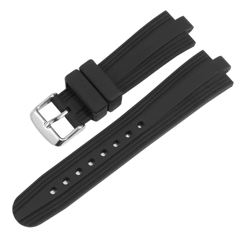 Bracelet de montre en silicone pour hommes et femmes