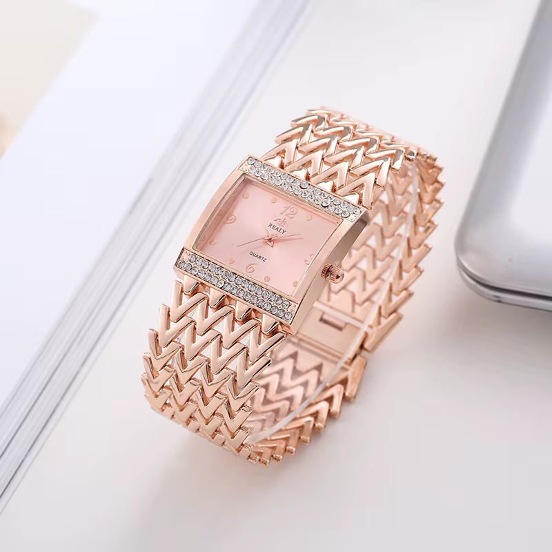 UTHAI W32 femmes mode montres à Quartz européen américain dame Bracelet montre diamants horloge fille montre-Bracelet bijoux