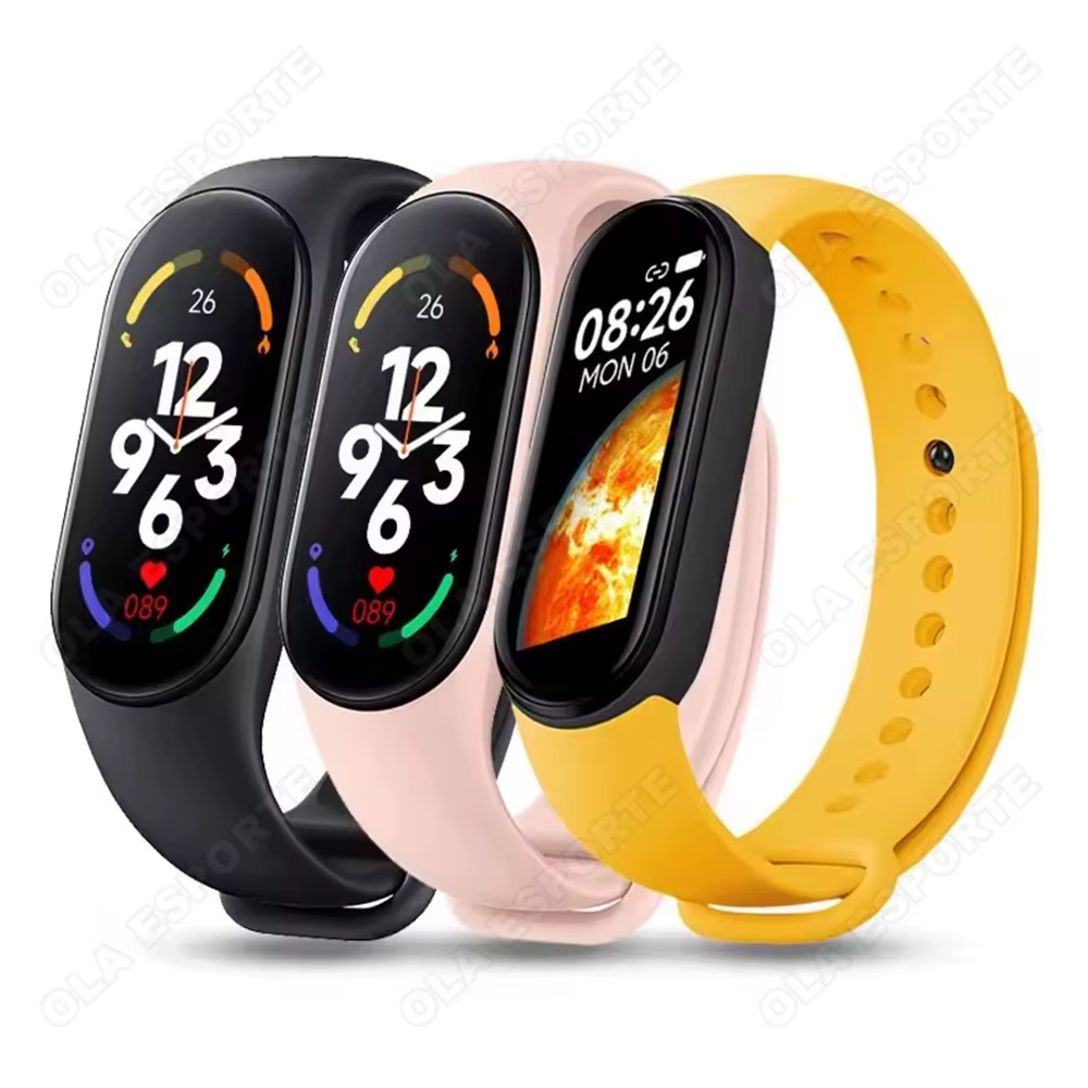 Montre intelligente M7, bracelet intelligent, fréquence cardiaque, montre connectée, suivi de la forme physique, pression artérielle, bracelet de sport étanche, bracelet de fitness 7, hommes femmes