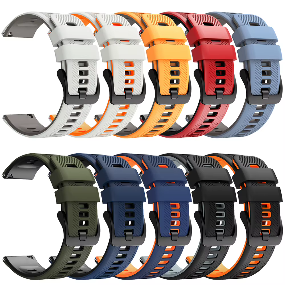 Bracelet de montre en Silicone de remplacement