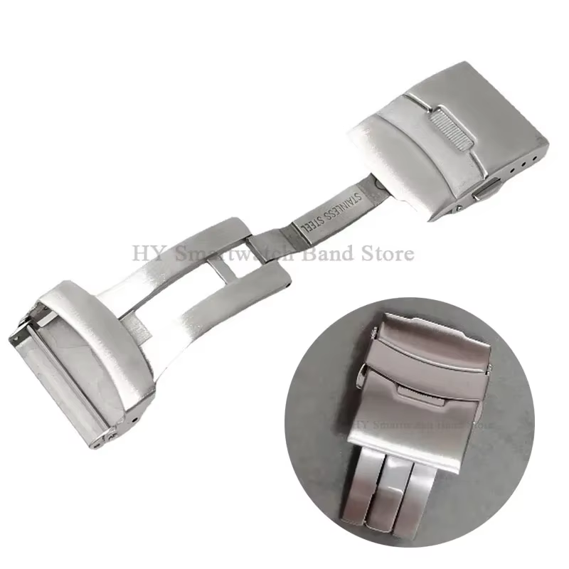 Bracelet de montre en acier maille requin pour Seiko 18mm 20mm 22mm 24mm