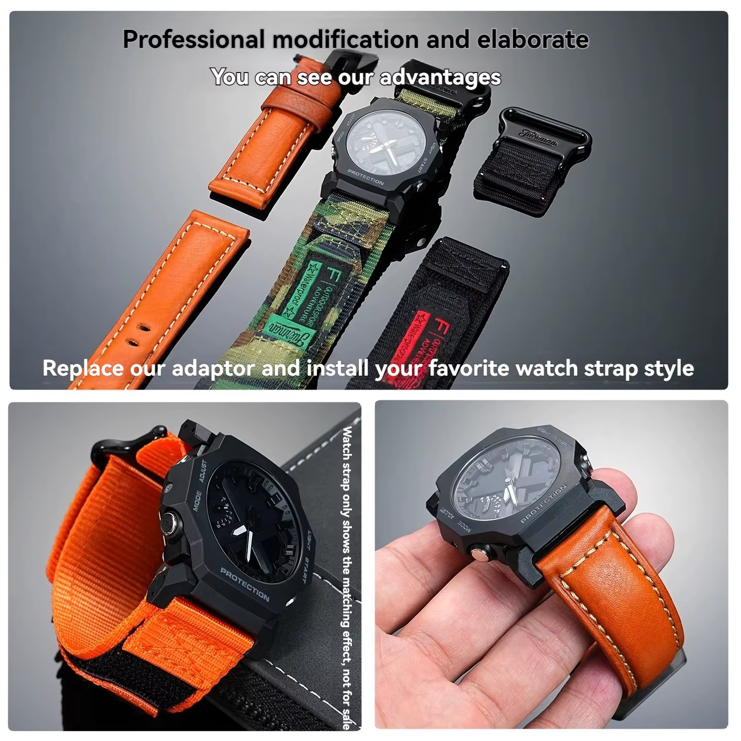 Connecteur de bracelet en cuir