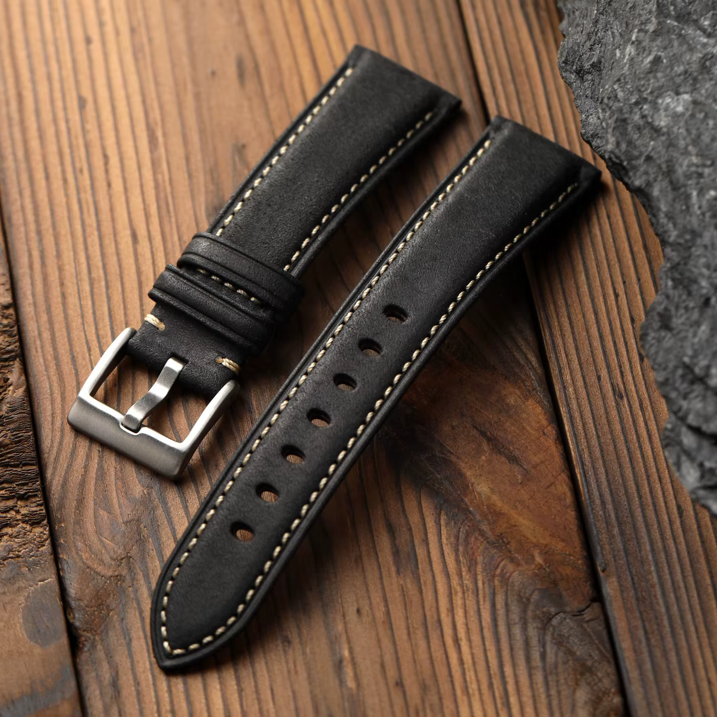 Bracelet de montre en cuir italien fait main