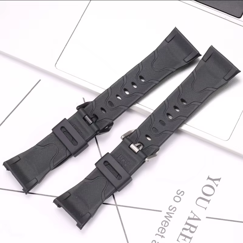 Bracelet de montre en résine pour Casio Pro Trek PRG-50 PRG-60