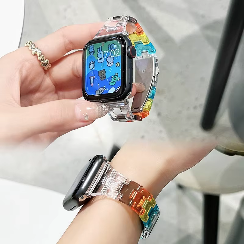 Bracelet arc-en-ciel bonbon adapté au