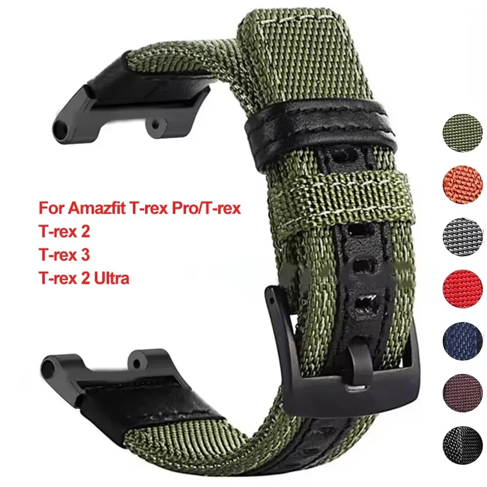 Nouveau Bracelet en Nylon pour Amazfit t-rex 3 2 Ultra