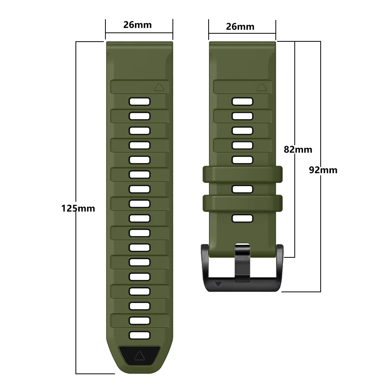 Bande Fenix8 QuickFit 26mm 22mm pour Garmin Fenix E 8 7 7X 6 6X 5 5X/Epix Pro 47mm 51mm/Enduro 3 Bracelet en Silicone bicolore