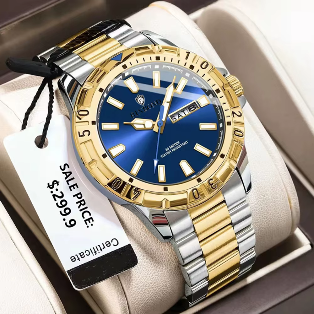 Montre numérique de grande taille de marque suisse de haute qualité pour hommes
