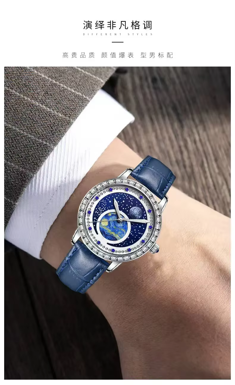 Montre à quartz de luxe pour homme