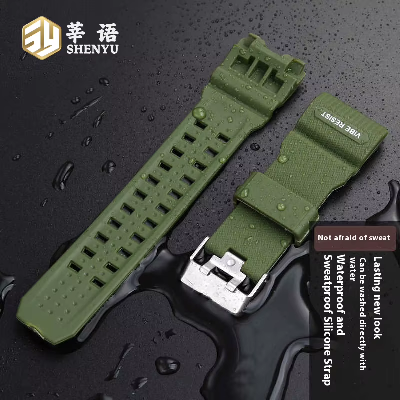 Pour Casio G-SHOCK Mudmaster série bracelet de montre GWG-1000 résine Silicone