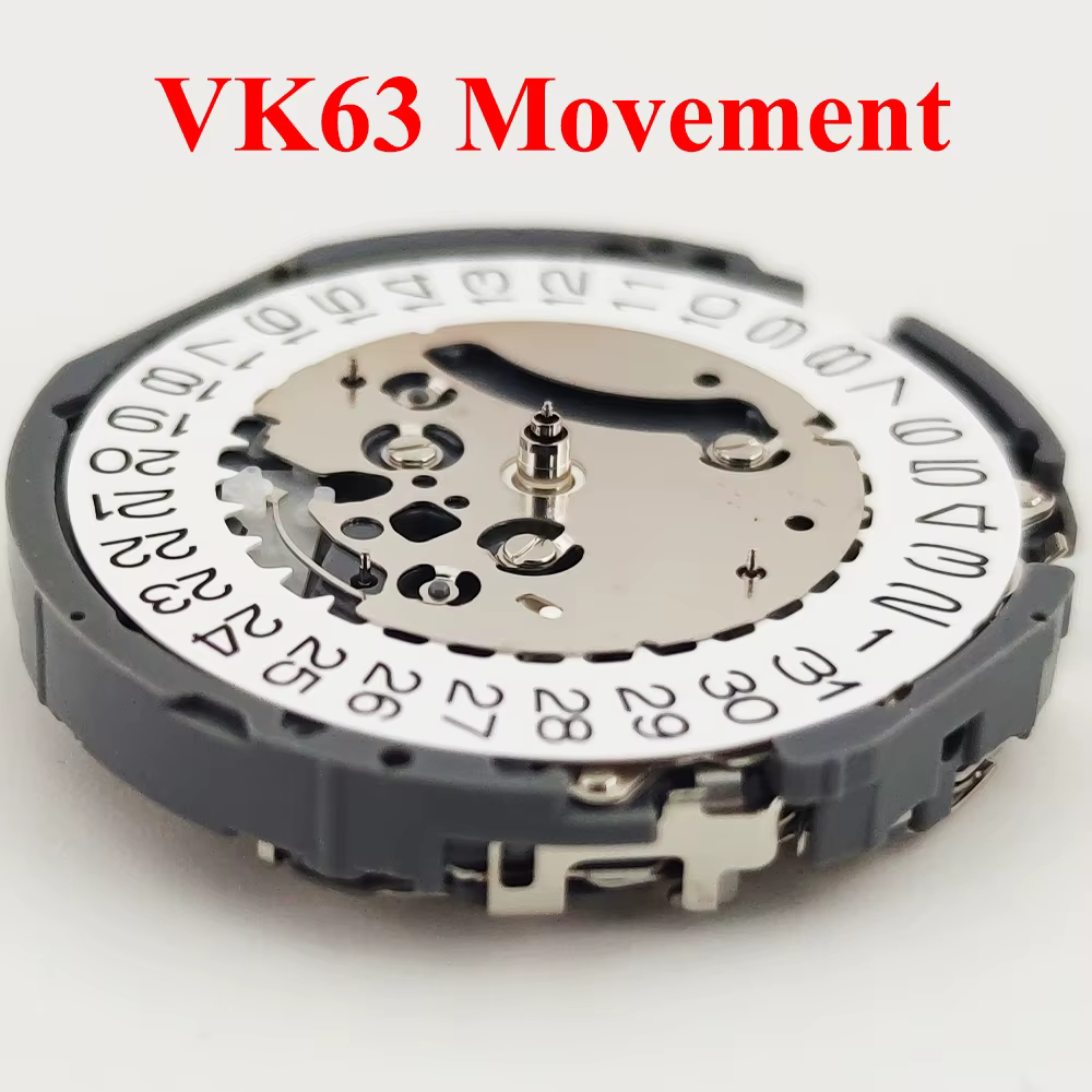 Montre à Quartz mouvement Date 3 heures chronographe