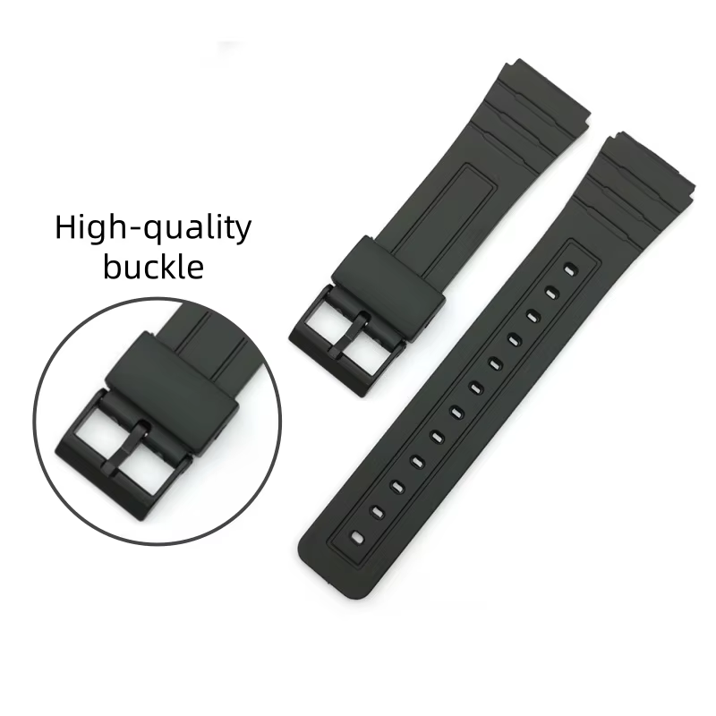 Bracelet de montre en plastique pour CASIO F-91W