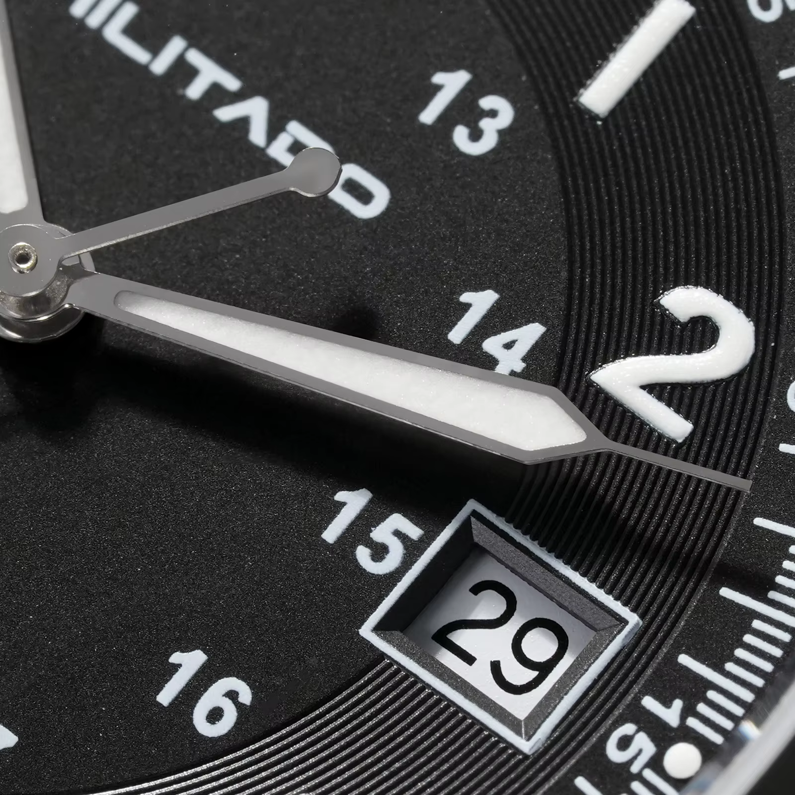 Militado ML08 montre à Quartz Vintage Ronda 515 mouvement Ar saphir miroir 38Mm montre-bracelet Date Super lumineux étanche montres