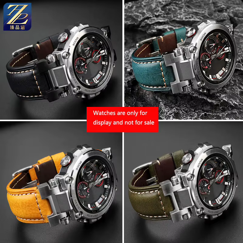 Convient pour mol Montre G-SHOCK Série MTG-B1000 Rétro en Cuir group avec JOAccessrespiration
