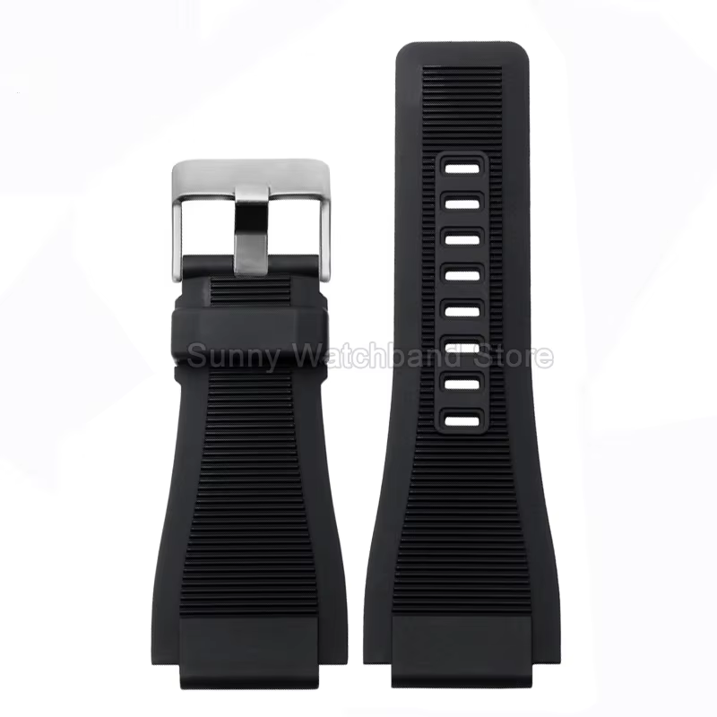 Bracelet de montre en cuir véritable pour hommes et femmes