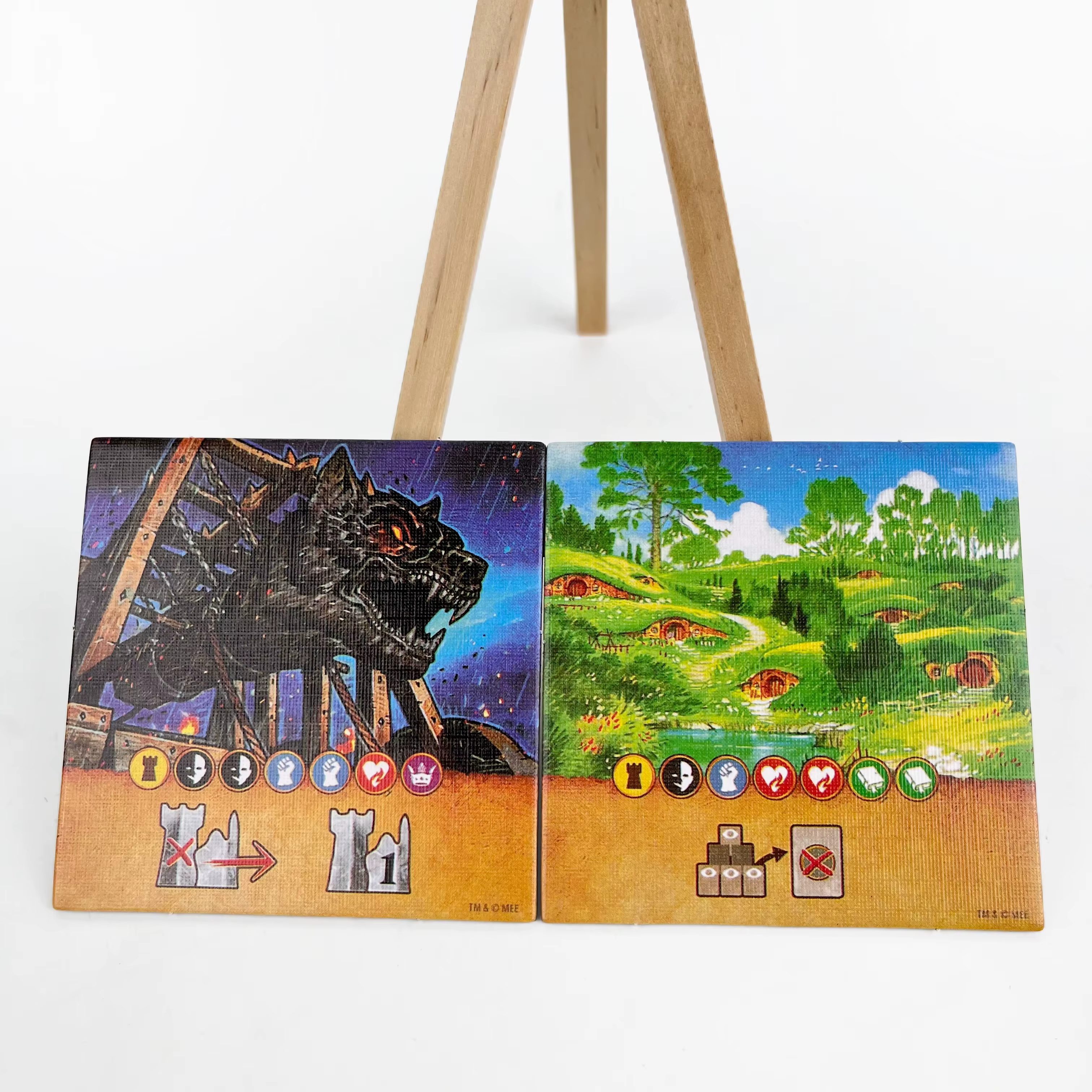 Accessoire de jeu de société – Cartes promotionnelles DIY DUEL MIDDLE EARTH | Nécessite le jeu de base pour jouer