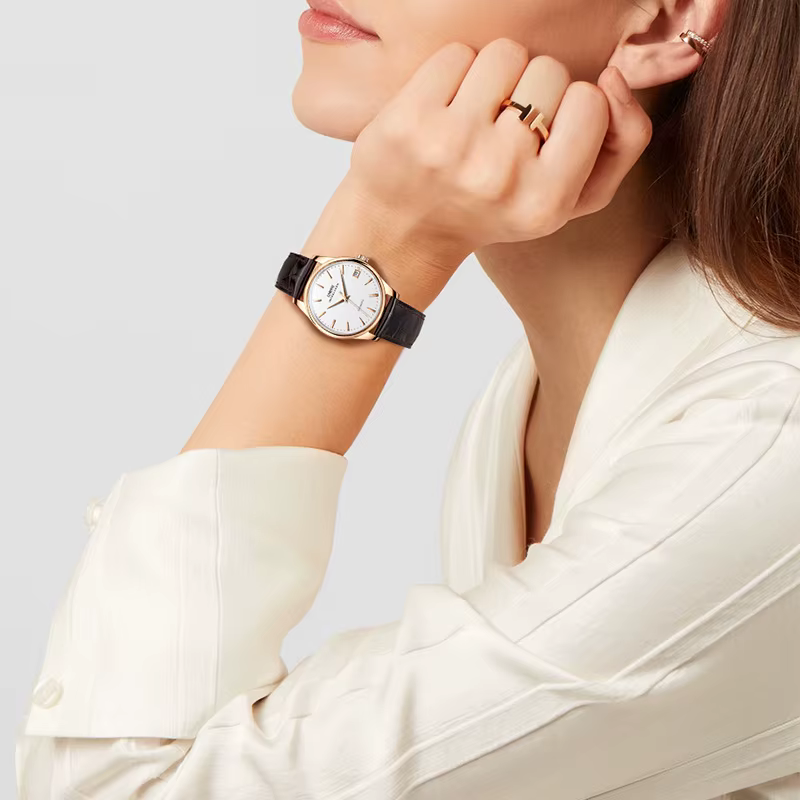 LOBINNI mode femmes montre-bracelet 50 m bracelet en cuir résistant à l'eau montres automatiques de luxe